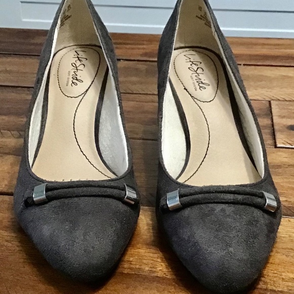 LifeStride Gianna Pump~Stone Grey~Size 7W - Picture 5 of 9